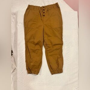 Free People Women’s Tan Cargo Pants C19